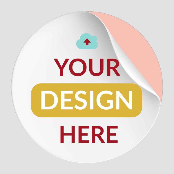 Upload Your Design Here for Custom Round Circle Stickers