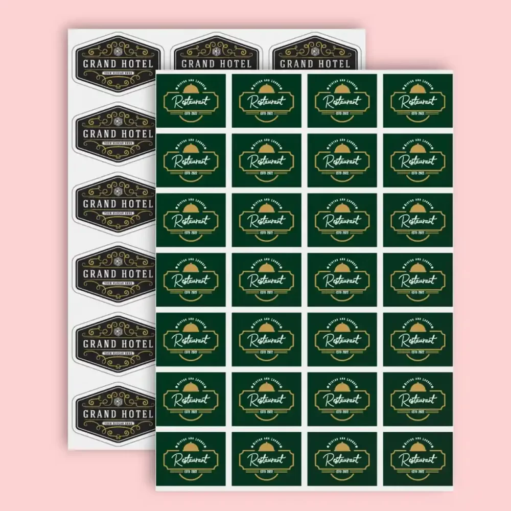 Custom Rectangle Stickers Personalize Labels