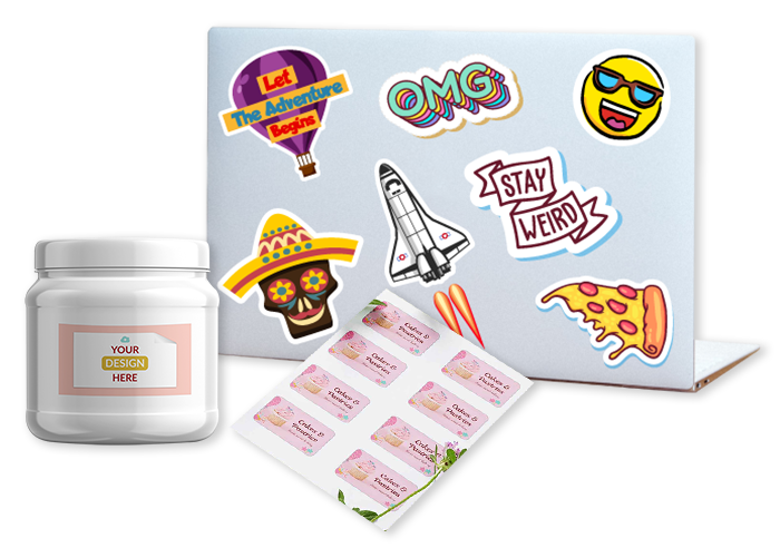 Own custom stickers and Labels at Stickerme.in