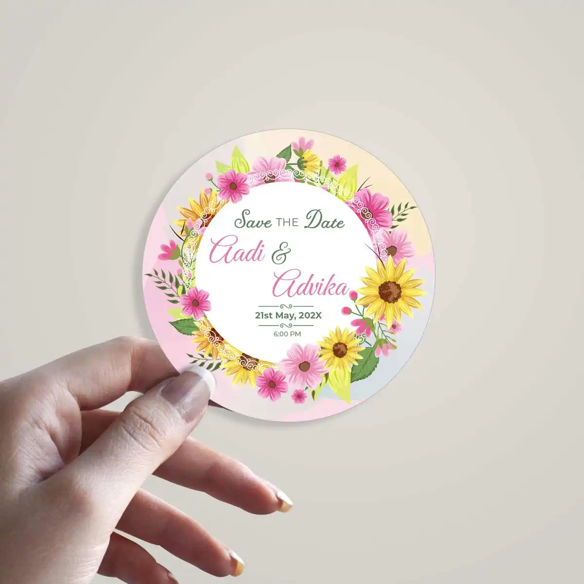 Save the Date Sticker