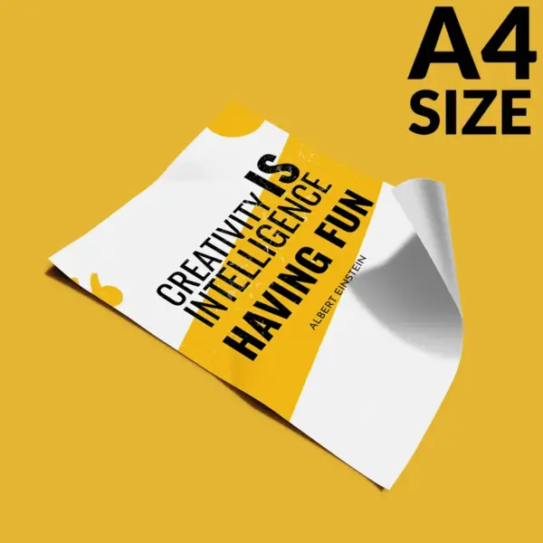 A4 Size Sticker Label