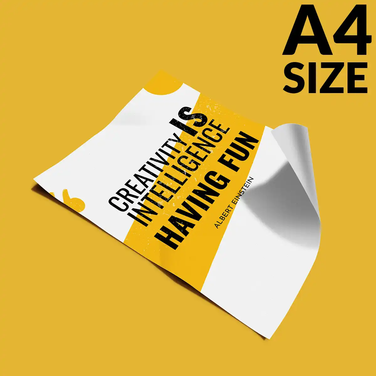 Full Page Custom A4 Sticker